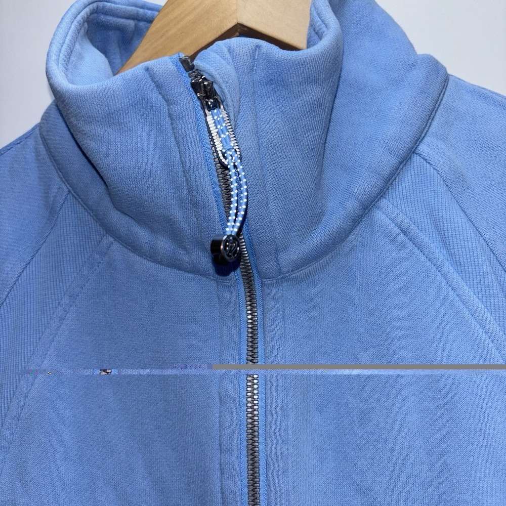 Lululemon Scuba Oversized Half Zip Funnel Neck Pullover Blue XS/S Sweatshirt - Picture 2 of 8